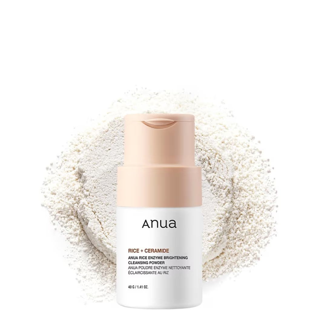 ANUA Rice Enzyme Brightening Cleansing Powder, Rice Mask, Ceramide, Gentle Face Wash for Brightening