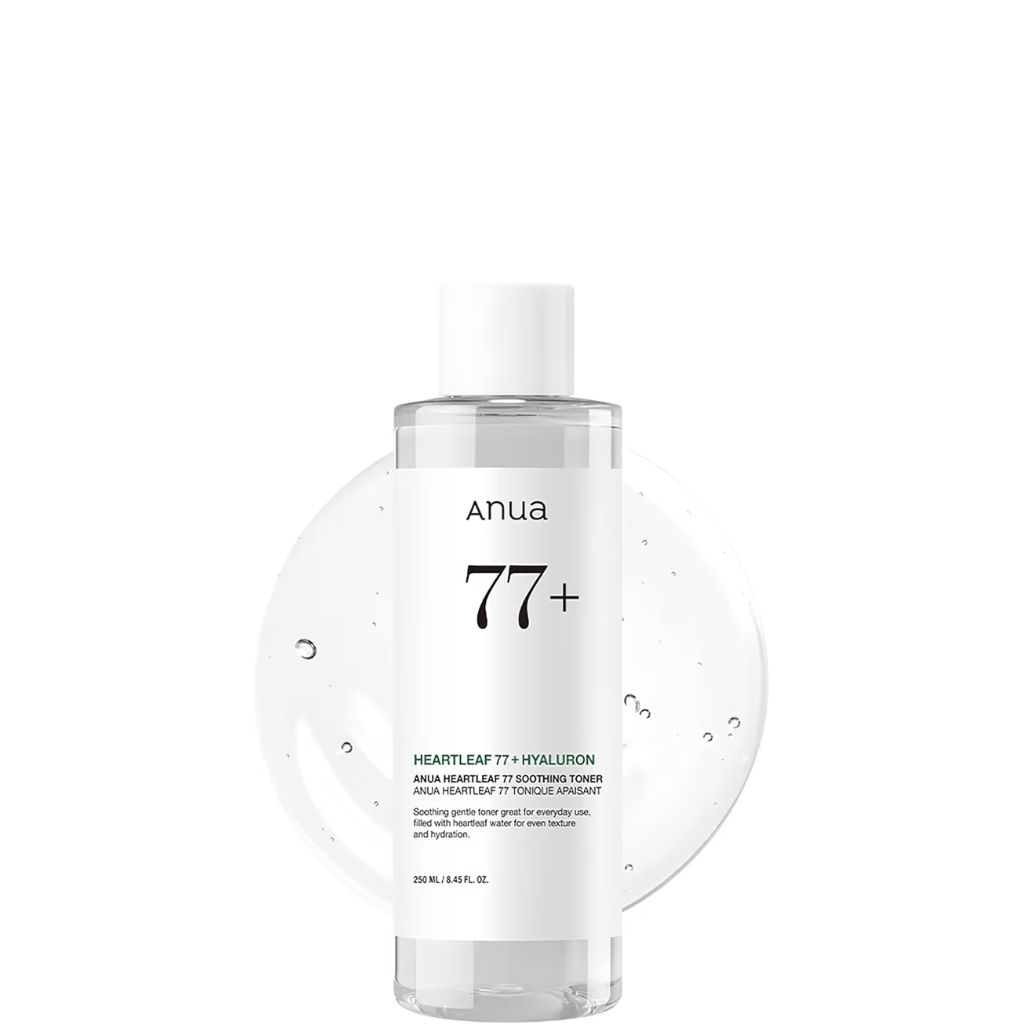 Anua Heartleaf 77_ Soothing Toner I pH 5.5 Trouble Care Calming Skin Refreshing Hydrating Purifying