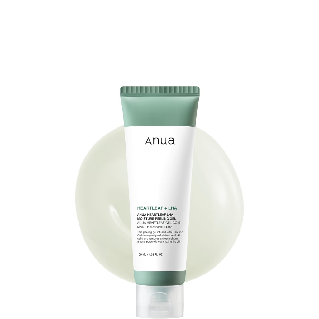 ANUA Heartleaf LHA Moisture Peeling Gel, Gentle Exfoliating Facial Peel, Vegan, 120ml