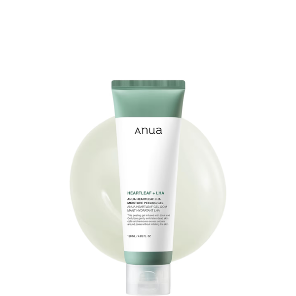 ANUA Heartleaf LHA Moisture Peeling Gel, Gentle Exfoliating Facial Peel, Vegan, 120ml