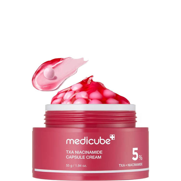 Medicube TXA+Niacinamide Capsule Cream Dual Radiance Moisturizer, Ideal for Use After Spot Care 99_ Pure Acid Korean Skincare