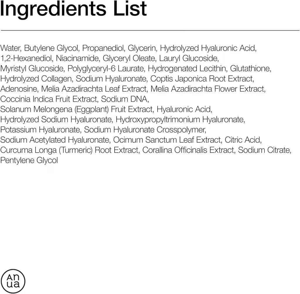 Anua 100+ PDRN + HYALURON ANUA PDRN HYALURONIC ACID CAPSULE 100 SERUM ANUA PDRN ACIDE HYALURONIQUE CAPSULE 100 SÉRUM 30 ML 1.01 FL. OZ
