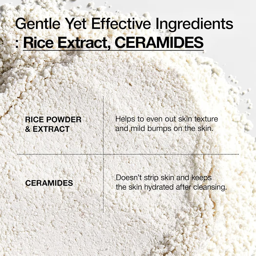 ANUA Rice Enzyme Brightening Cleansing Powder, Rice Mask, Ceramide, Gentle Face Wash for Brightening