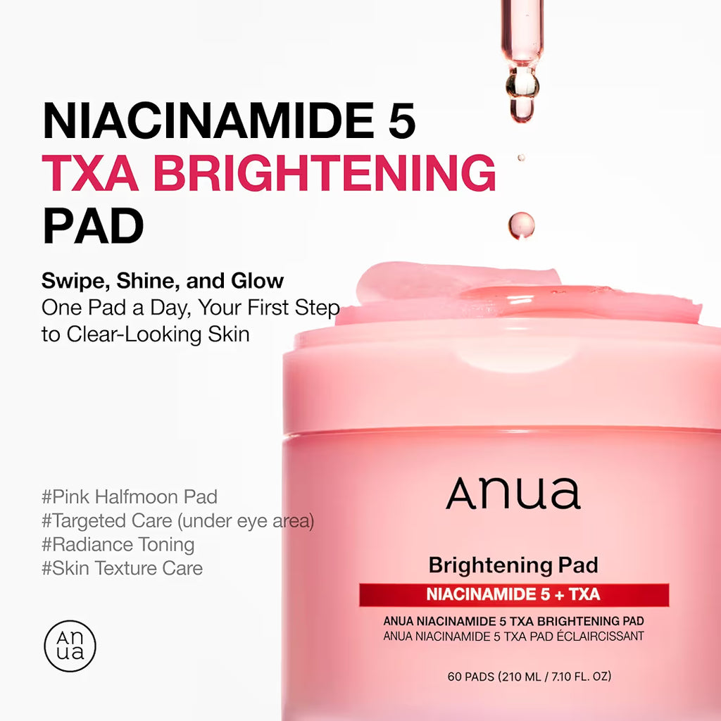 ANUA Auna Niacinamide 5 TXA Brightening Toner Pad