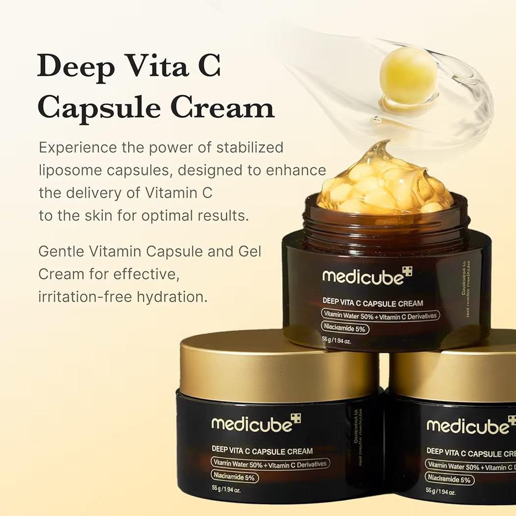 Medicube Deep Vita C Capsule Cream High Concentration Vitamin C - 55g