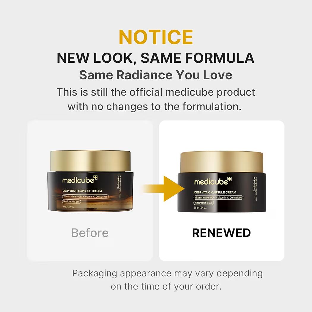 Medicube Deep Vita C Capsule Cream High Concentration Vitamin C - 55g